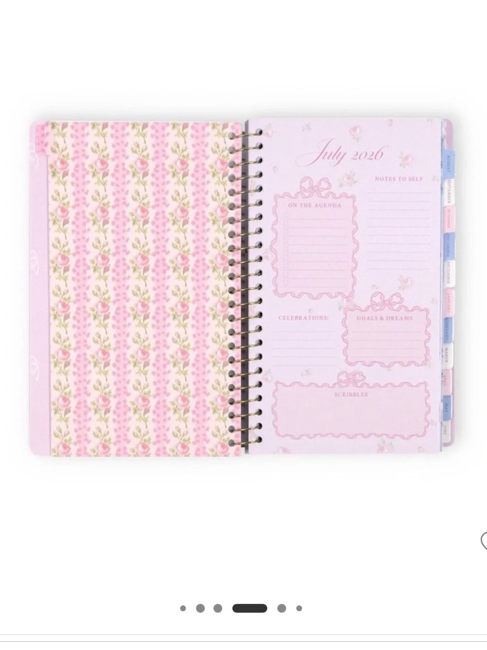 LoveShackFancy × Target  Blooming Heirloom Ditsy 2026-27 Planner + Pen